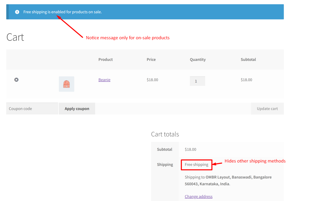 How to Enable Free Shipping for Products on Sale in WooCommerce?