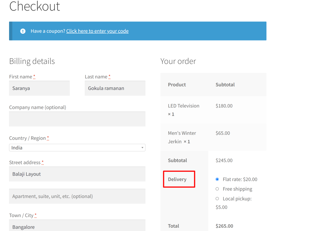 How to Translate “Shipping” @ Cart Totals in WooCommerce?