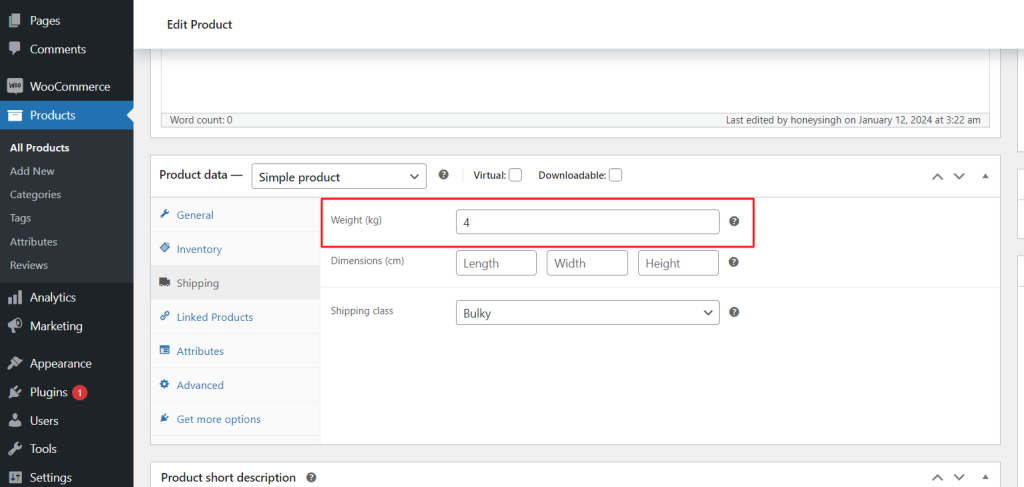 How to Set Minimum Weight for a Specific Country in WooCommerce Cart