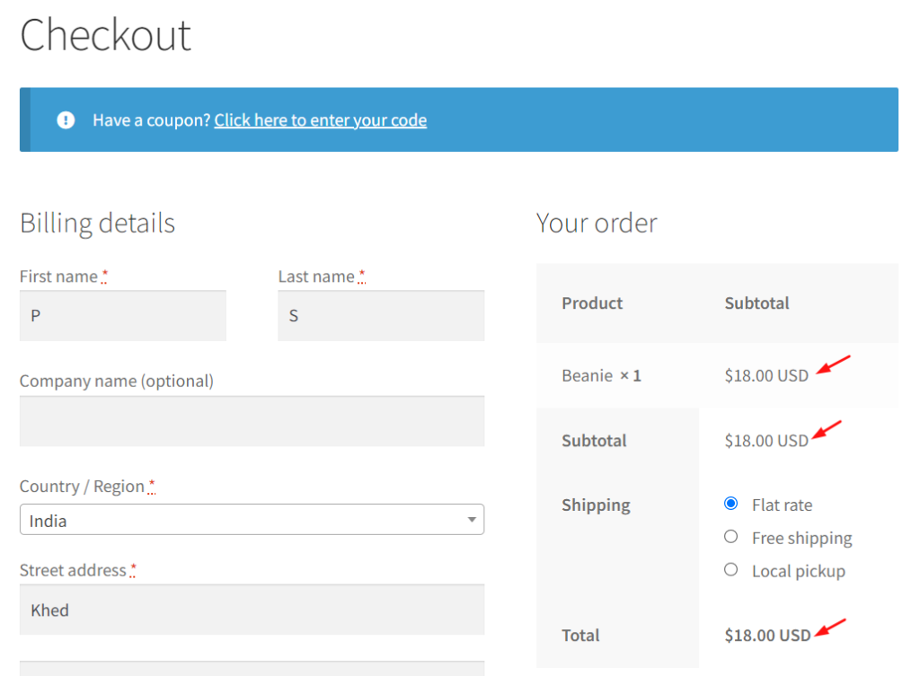 How to Add Currency Suffix on Cart & Checkout in WooCommerce