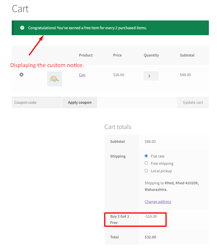How to Implement Buy Two Get One for Free Offer in WooCommerce Cart?