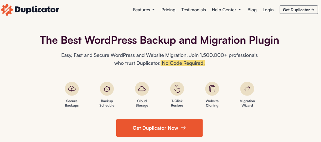 Duplicator - WordPress Backup Migration Plugin