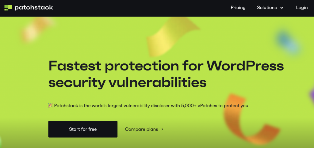 Patchstack Best WordPress Security Plugin 