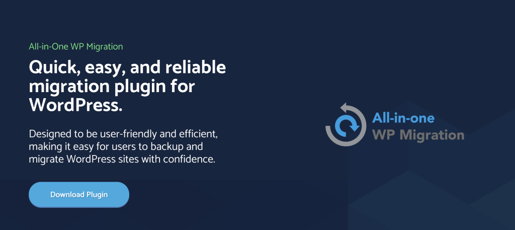 All-in-One WP Migration - WordPress Backup Migration Plugin