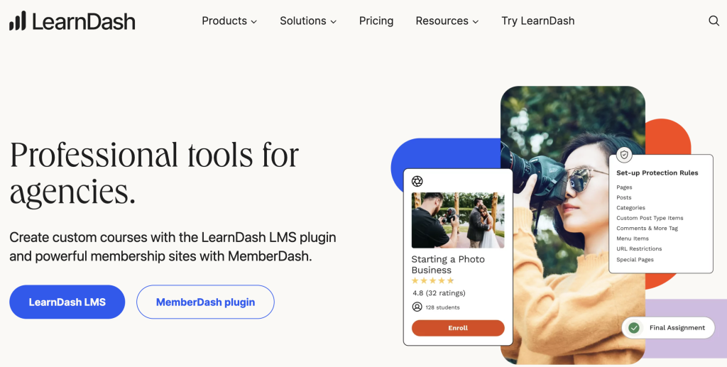 Best WordPress Membership and Course Plugin, LearnDash