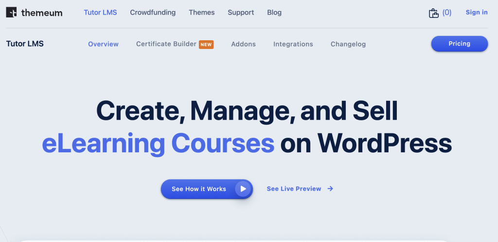 Tutor LMS Best WordPress Membership and Course Plugin